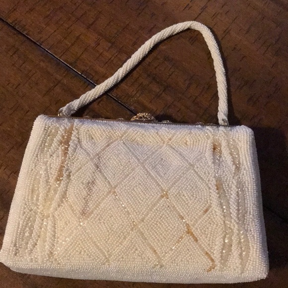 Handbags - Delill 1950 hand beaded vintage bag